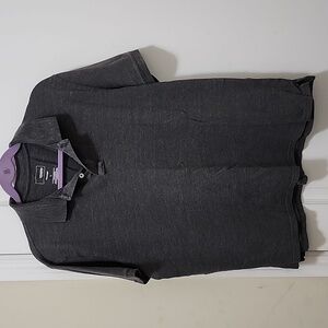 SONOMA Flexwear Men's Short Sleeve Grey Polo Size Large